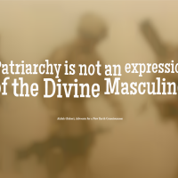 "Patriarchy is not an expression of the Divine Masculine" -Akilah t'Zuberi, Advocate for a New Earth Consciousness